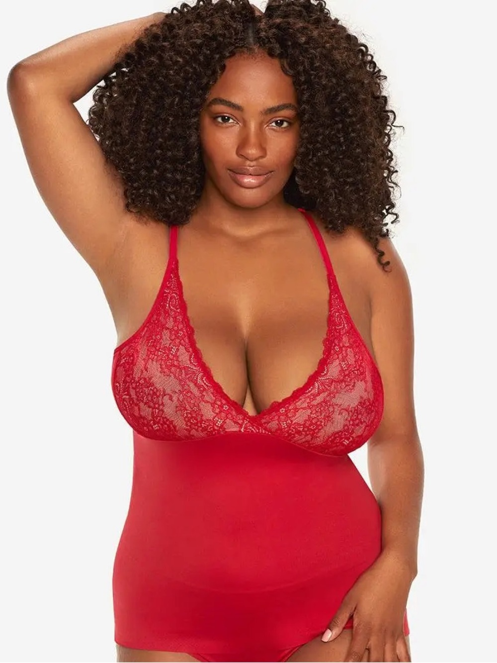 Second Skin by Ruby Ribbon NWOT Size 32 Red Cami #1749
